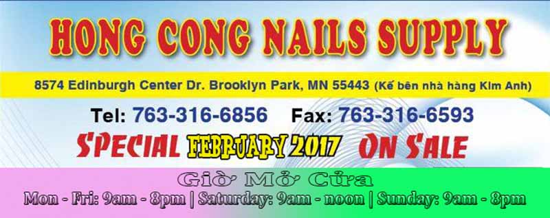 Hong Cong Nail Supply February Sale