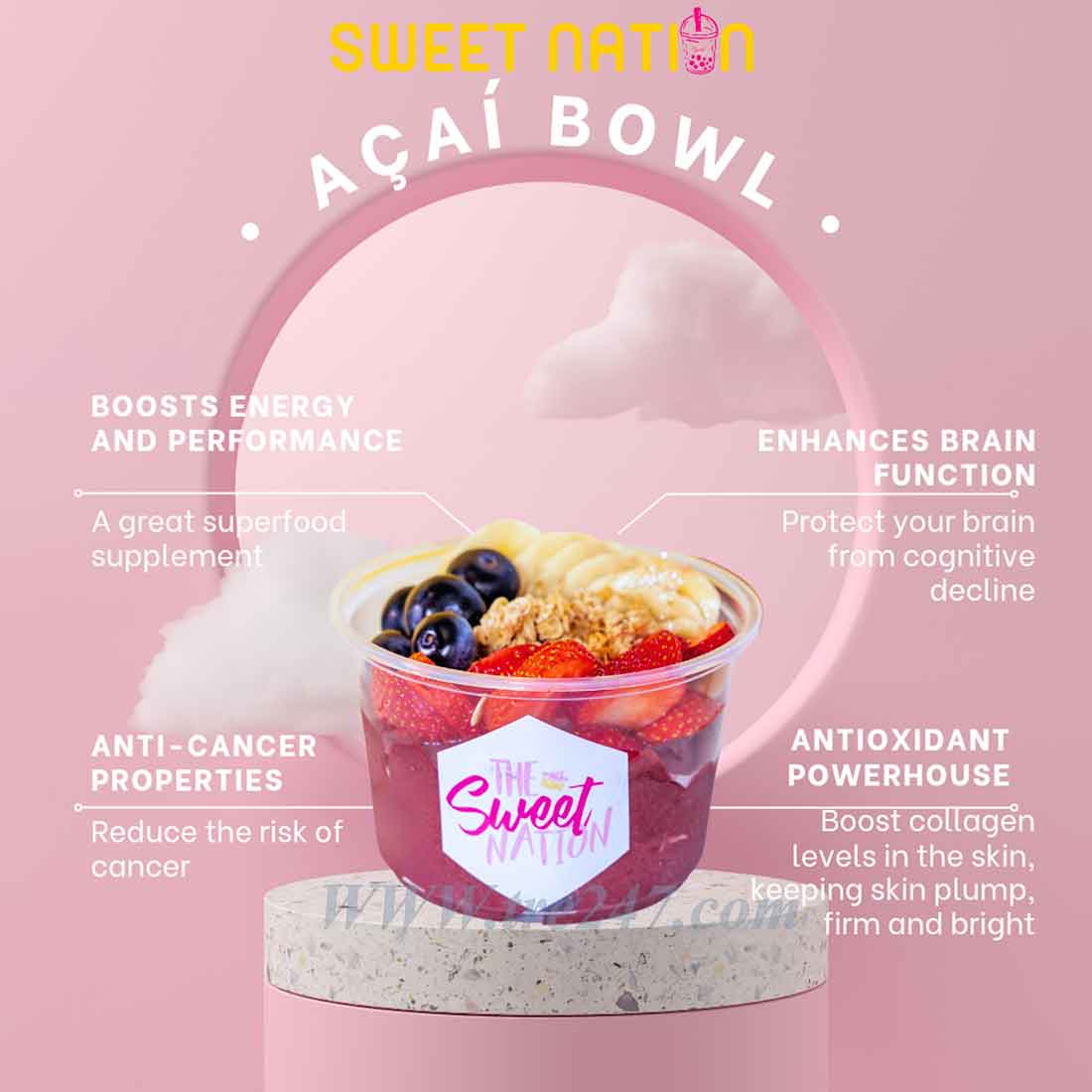 Sang Tiệm Trà Sữa Và Acai Tại Gadsden AL
