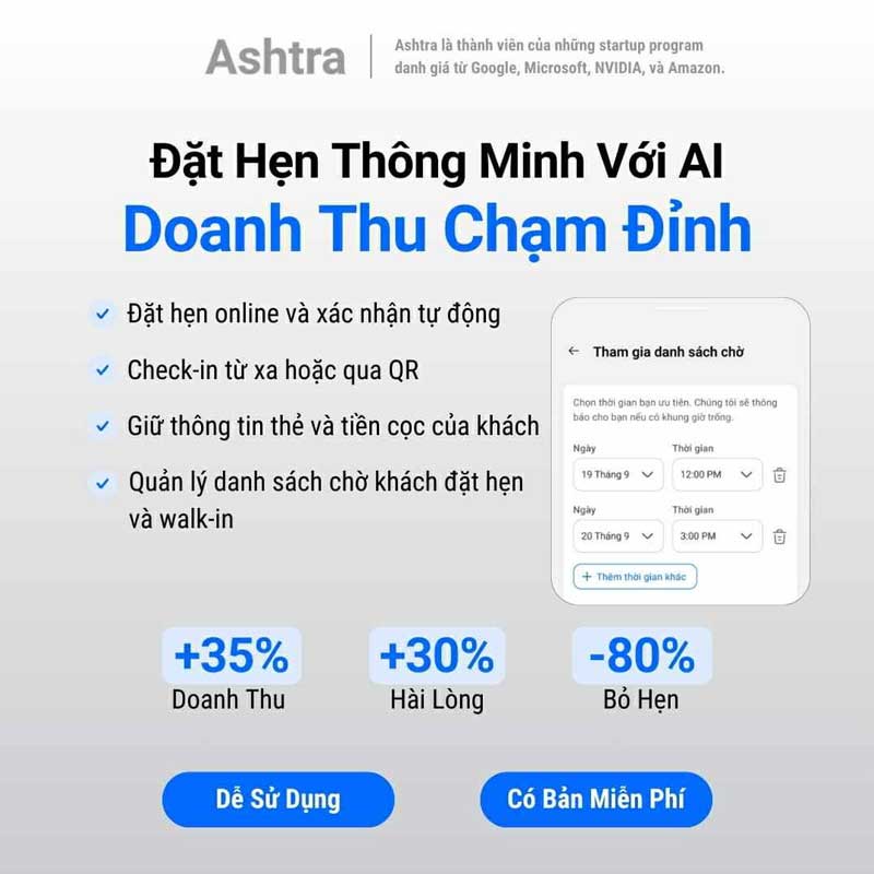 Ashtra: Nền Tảng Kết Nối và Quản Lý Tiệm Nail Ứng Dụng AI của Người Việt