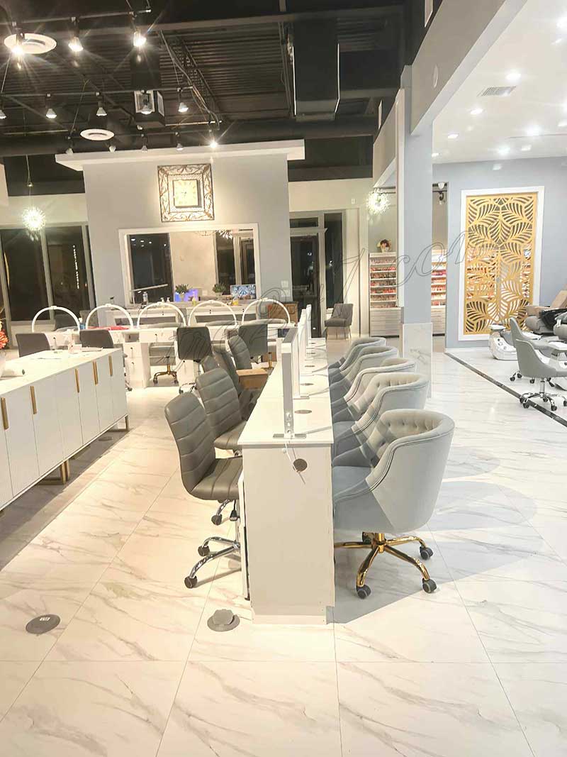 Sang Tiệm Nail Mới Build 6 Tháng Ở Missouri City TX