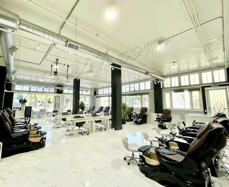 Sang Gấp Tiệm Nail Trong Downtown Los Angeles CA
