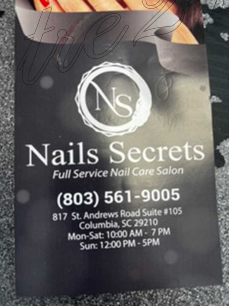 Cần Sang Tiệm Nail Ở Columbia, SC.