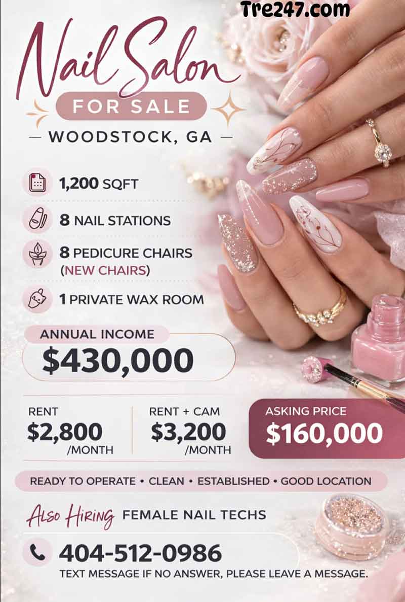 Sang Tiệm Nail – Woodstock, GA