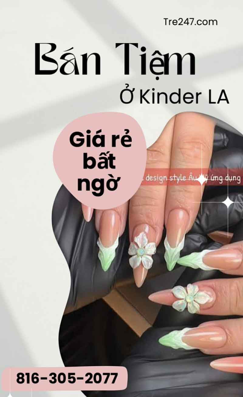 World Nails Tiệm Nail Cần Sang Kinder LA