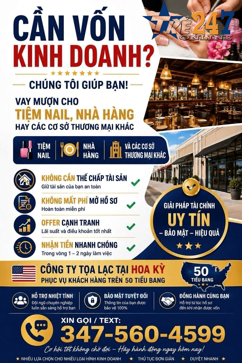 CẦN VỐN CHO BUSINESS?