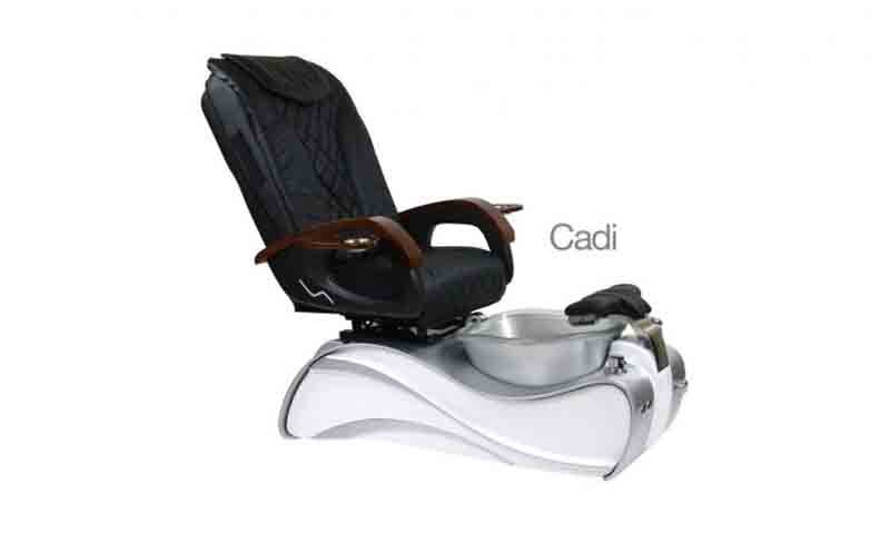 Cadi – Pedicure Spa Chair – White Silver