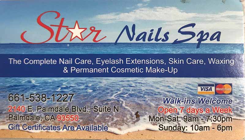 Cần Gấp Thợ Nails Vùng Palmdale CA Đông Khách