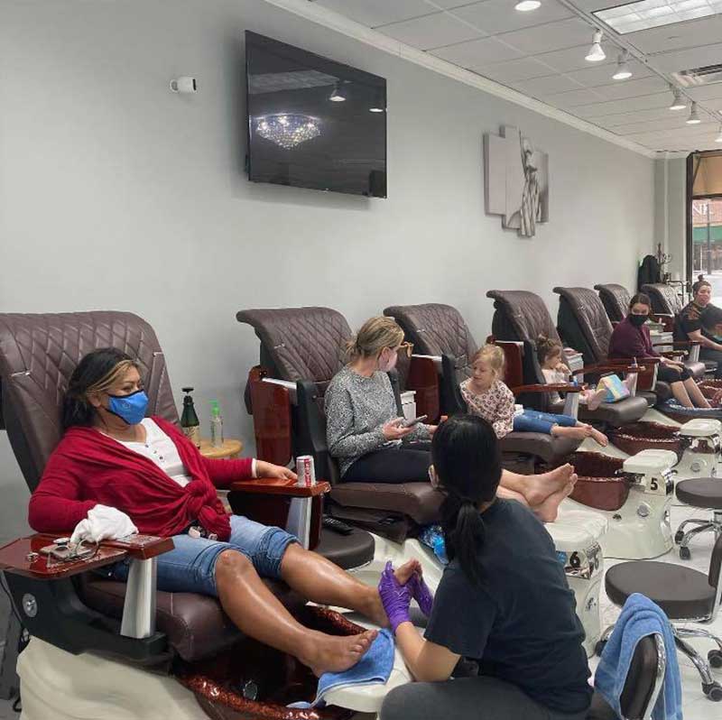 Sang Gâp Tiệm Nail Mơi Remodel In Cmming Georgia