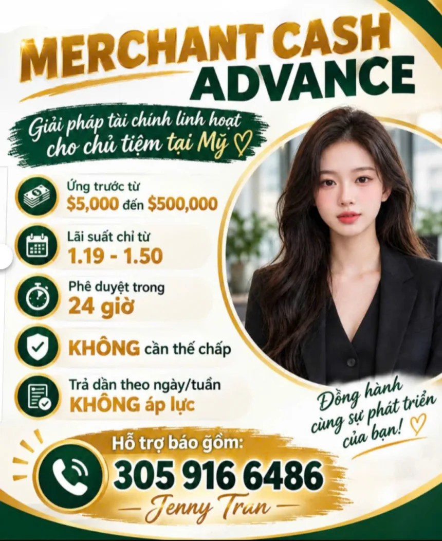 BẠN LÀ CHỦ TIỆM NAIL, NHÀ HÀNG HAY BOBA TEA? ** ĐANG CẦN VỐN CHO BUSINESS?
