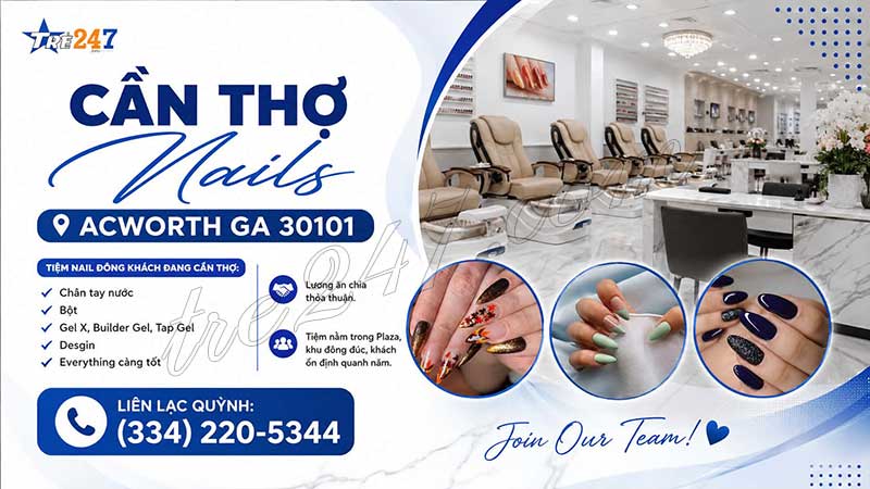 Cần Thợ Nails Acworth, Georgia - Bột, Gel, Everything