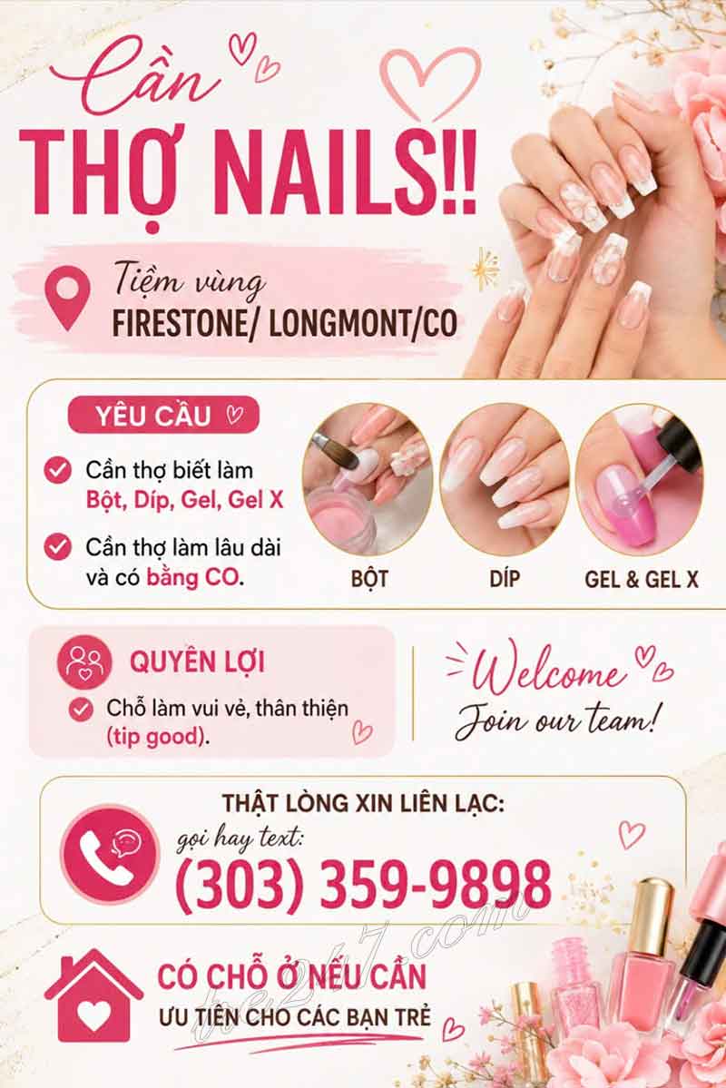 Cần Thợ Nails - Bột, Gel, Gel X