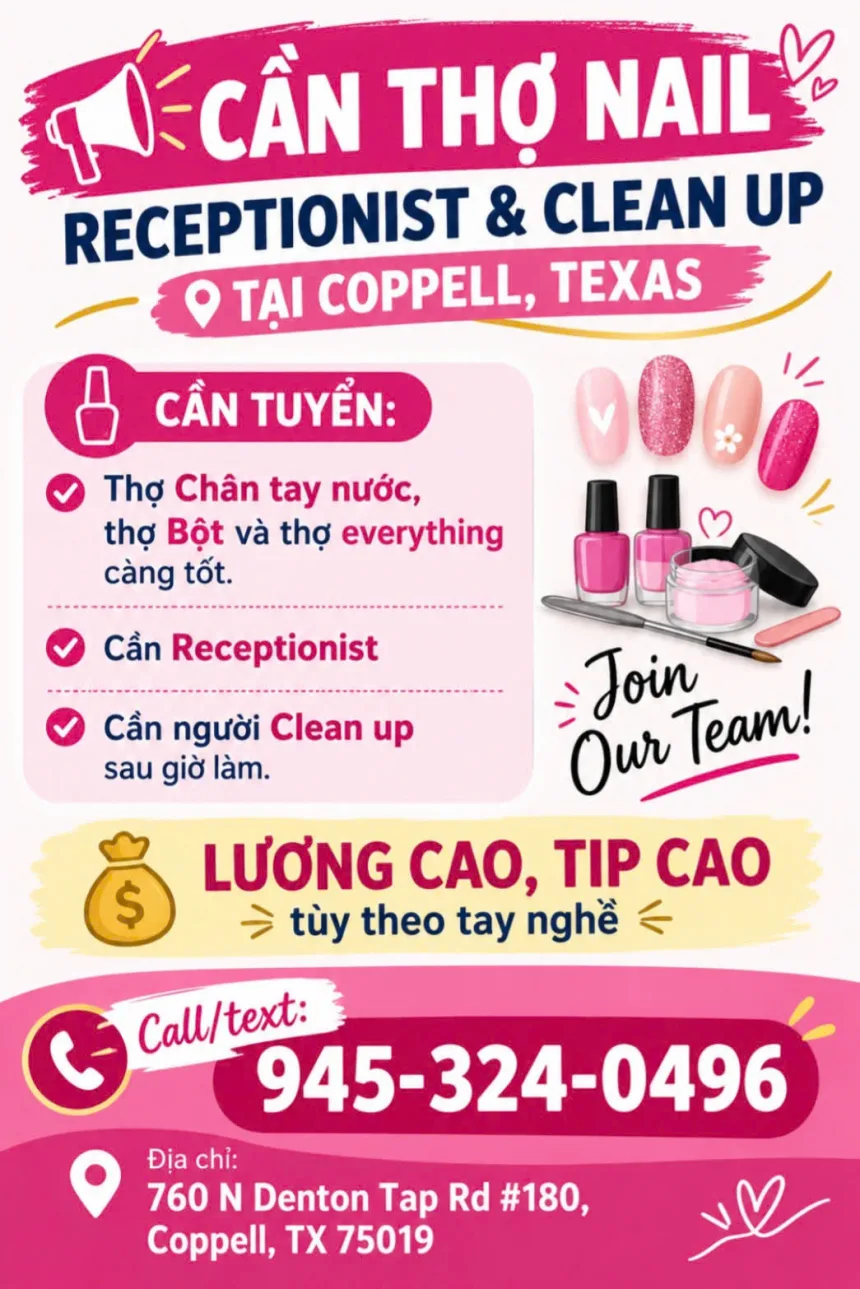 Cần Thợ Nails Coppell, Texas - Bột, Everything