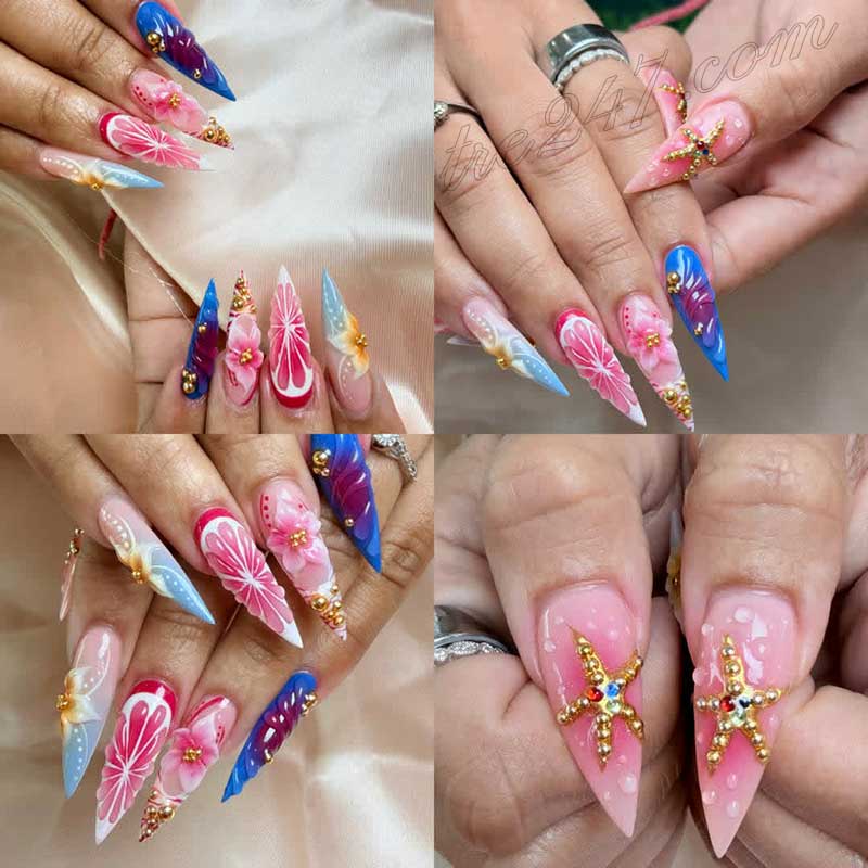 Cần Thợ Nails Coral Springs, Florida - Bột, Tay chân nước, Dip, Gel, Design,
