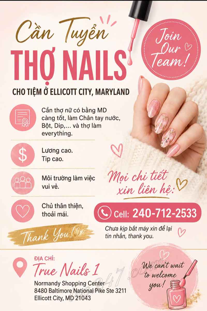 Cần Thợ Nails Ellicott City, Maryland - Bột, Dip, Everything