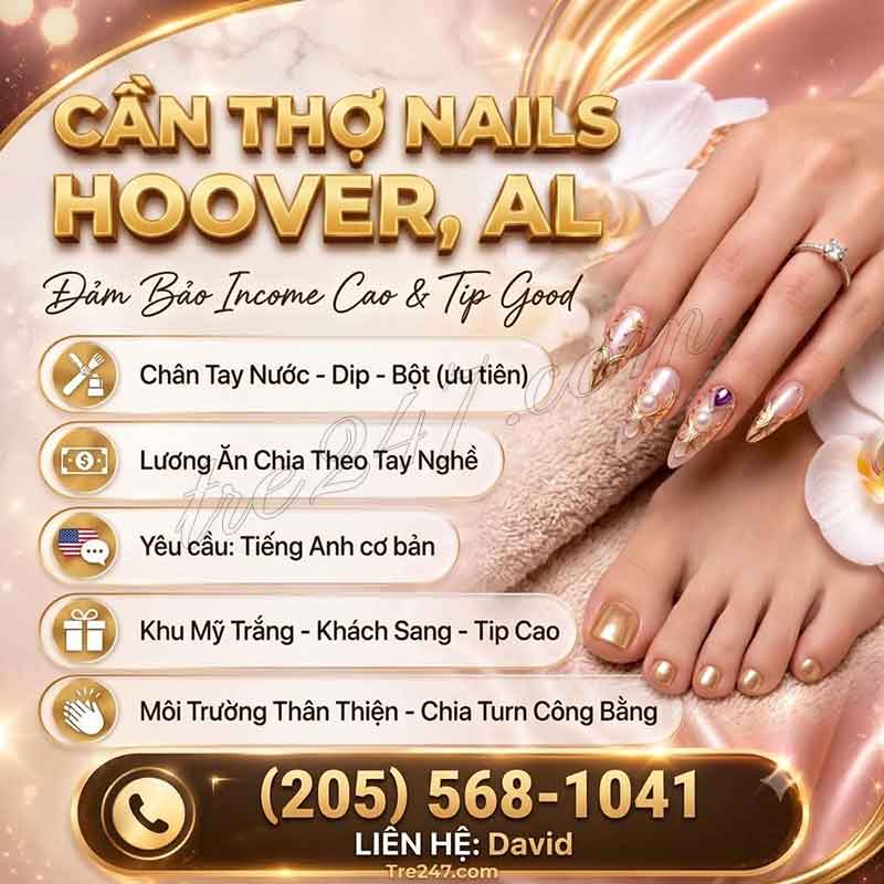 Cần Thợ Nails Hoover, Alabama - Bột, Dip