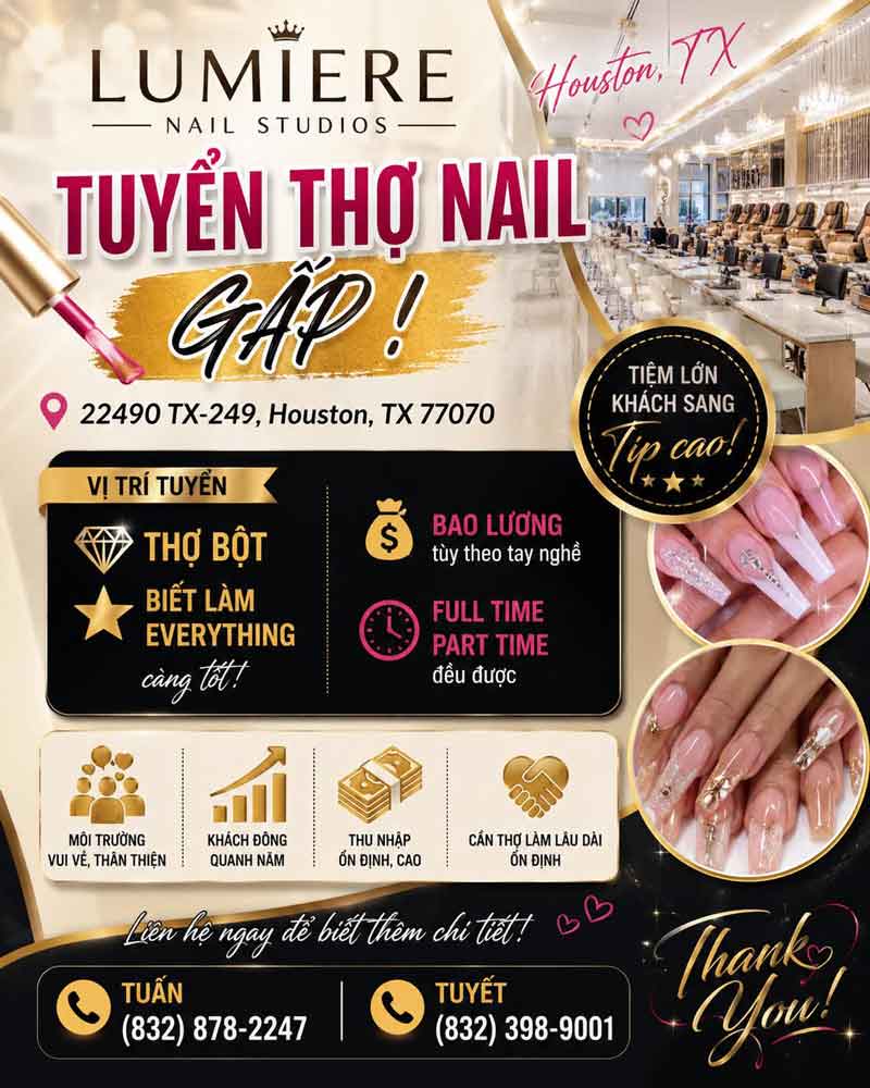 Cần Thợ Nails Houston, Texas - Bột, Everything