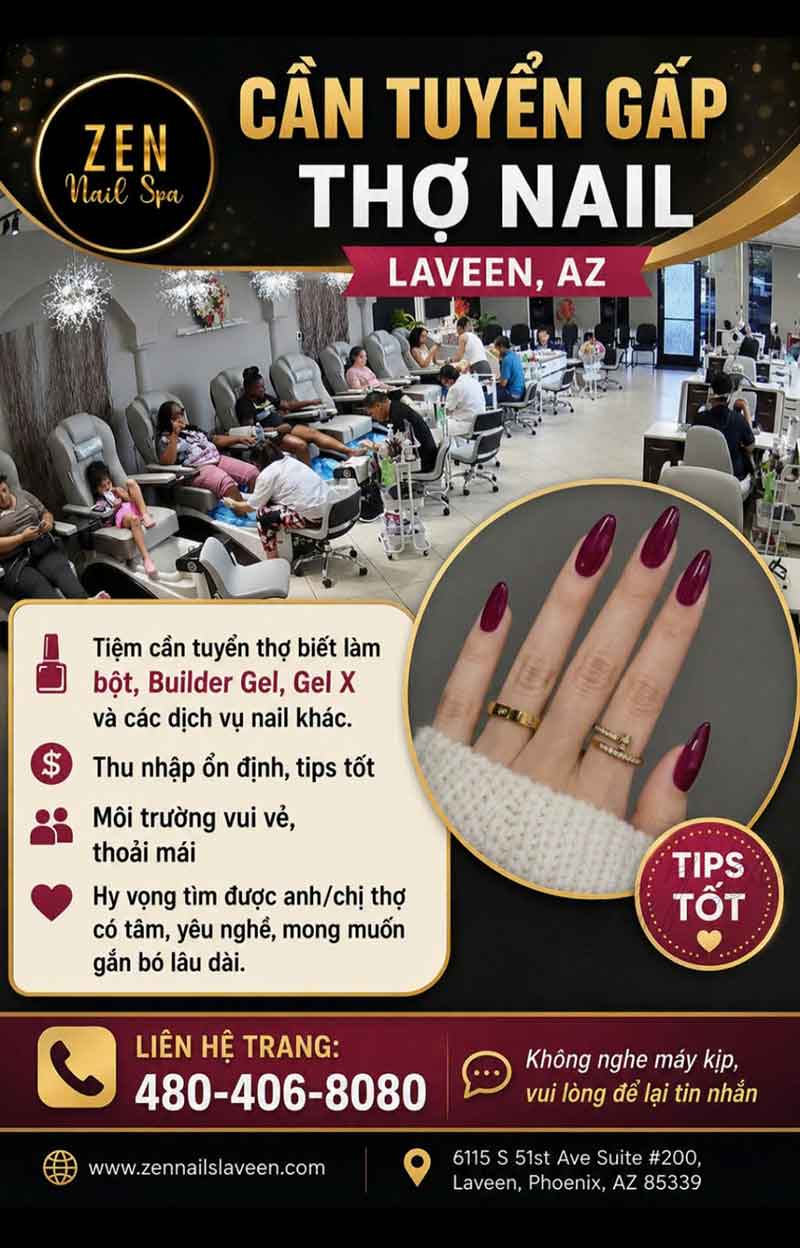 Cần Thợ Nails Laveen, Arizona - Bột, Gel