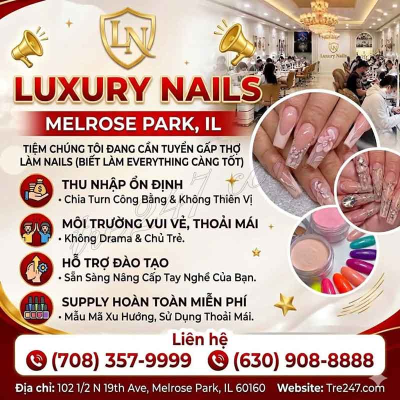 Cần Thợ Nails Melrose Park, Illinois - Bột, Design, Everything