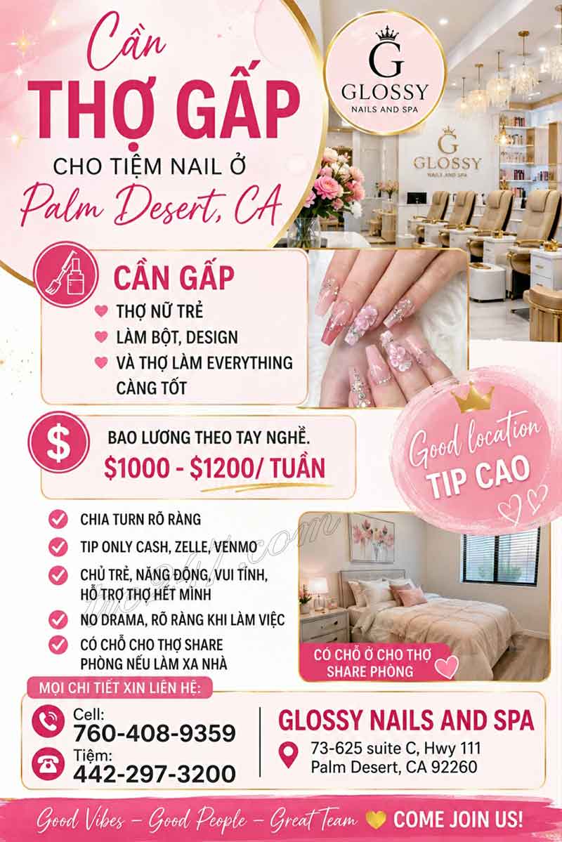 Cần Thợ Nails Palm Desert, California - Bột, Design, Everything