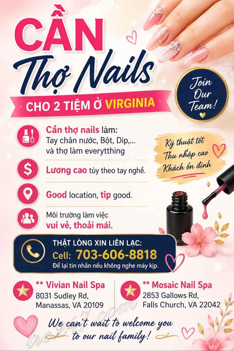 Cần Thợ Nails Tại Manassas, Virginia - Bột, Tay chân nước, Dip