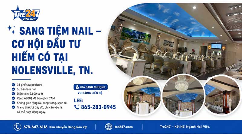 Sang Tiệm NailsTại Nolensville, Tennessee 